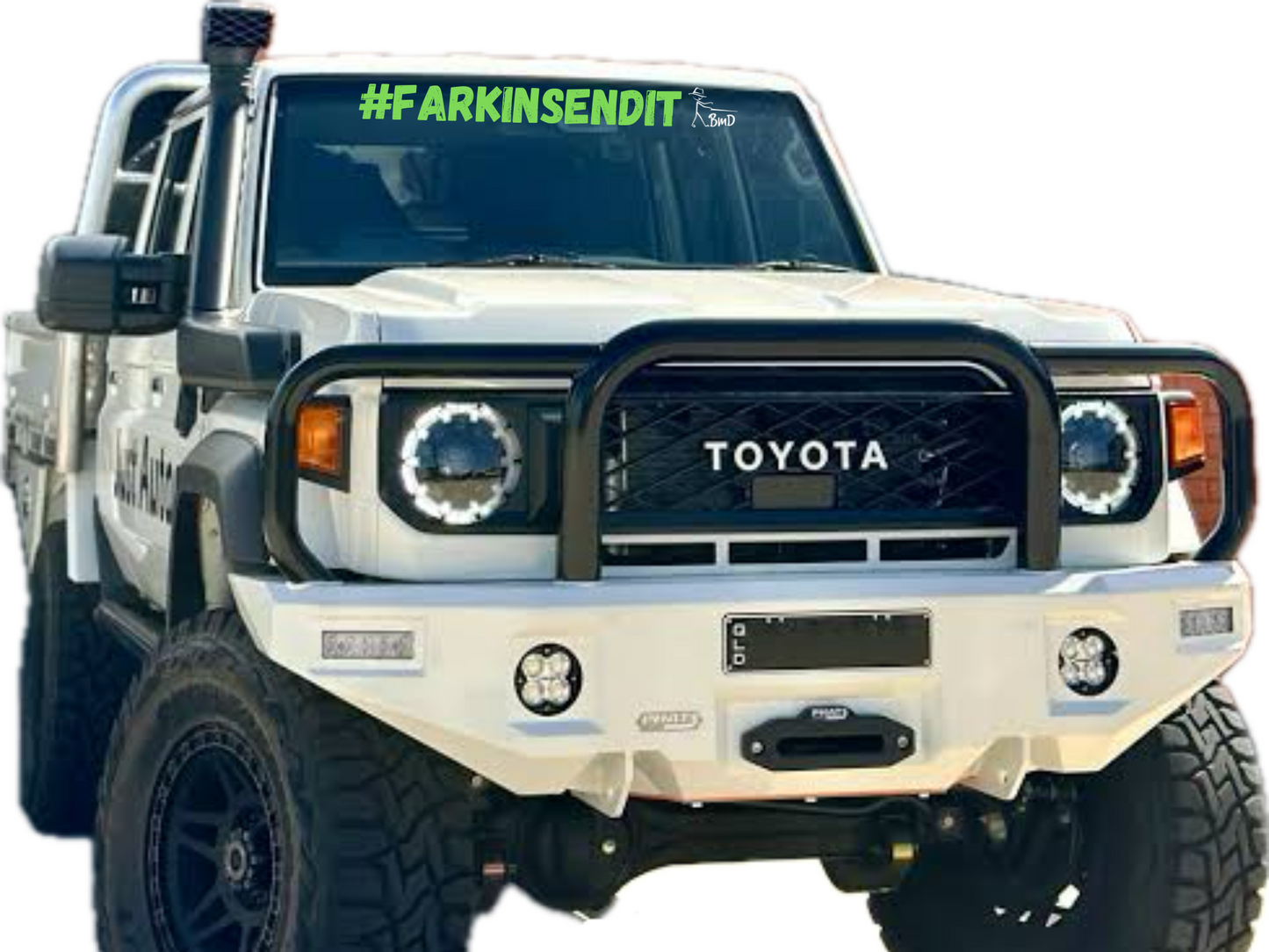 #FARKENSENDIT windscreen sticker