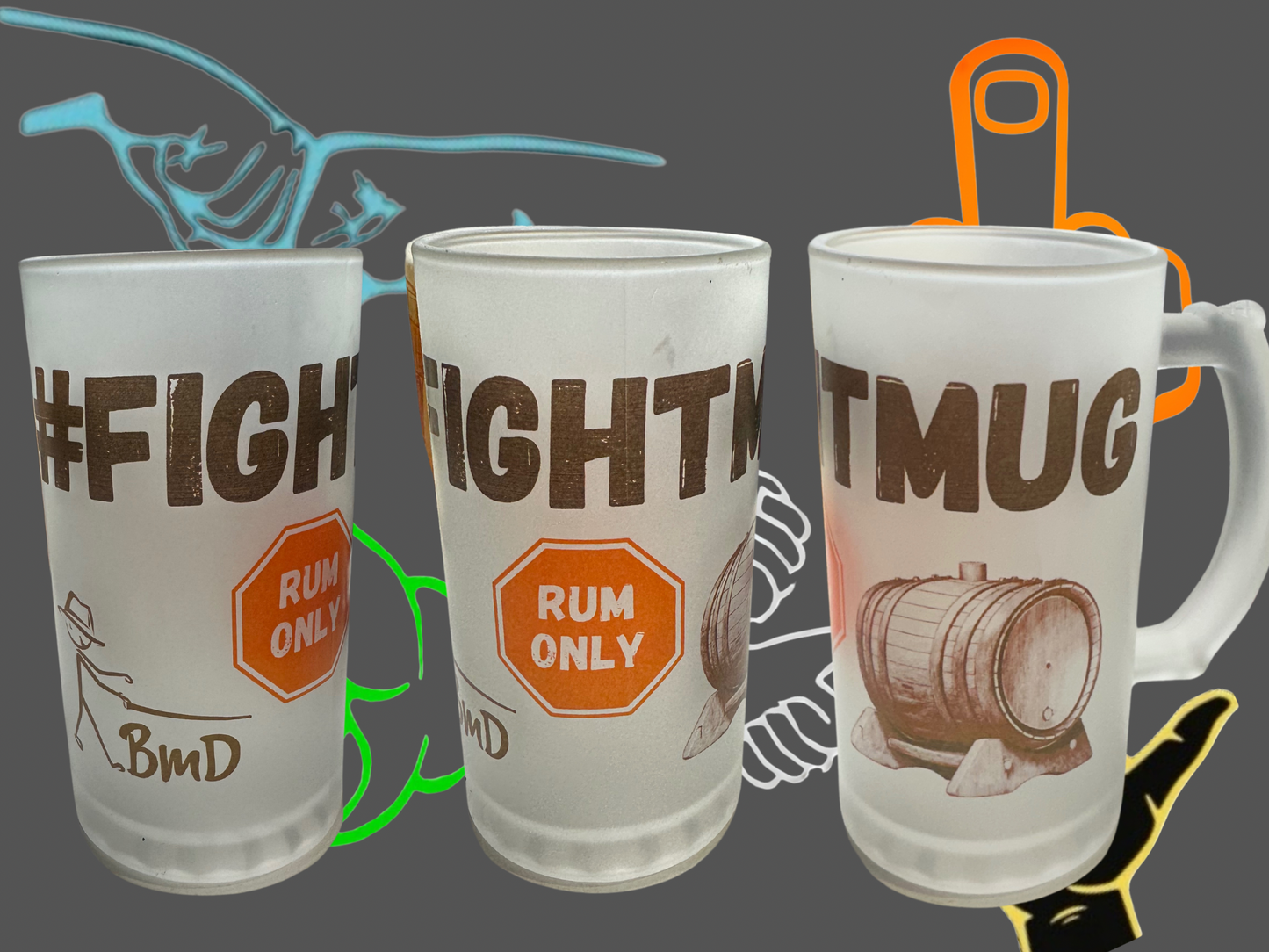 #FIGHTMUG Stein Glass￼