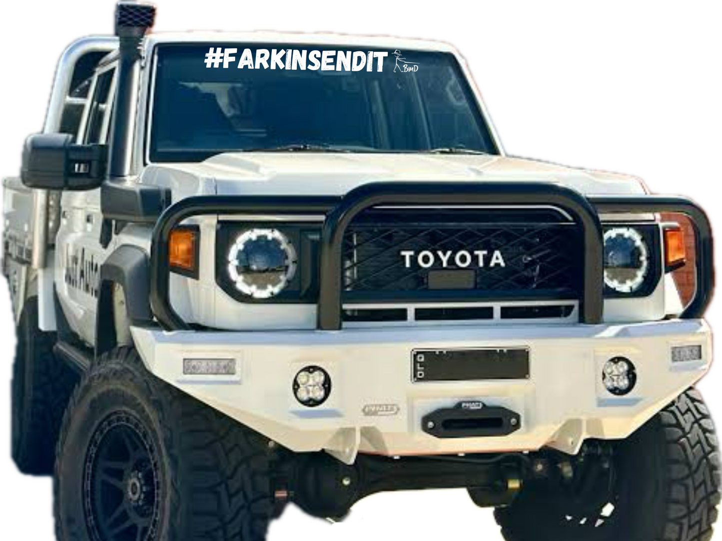 #FARKENSENDIT windscreen sticker