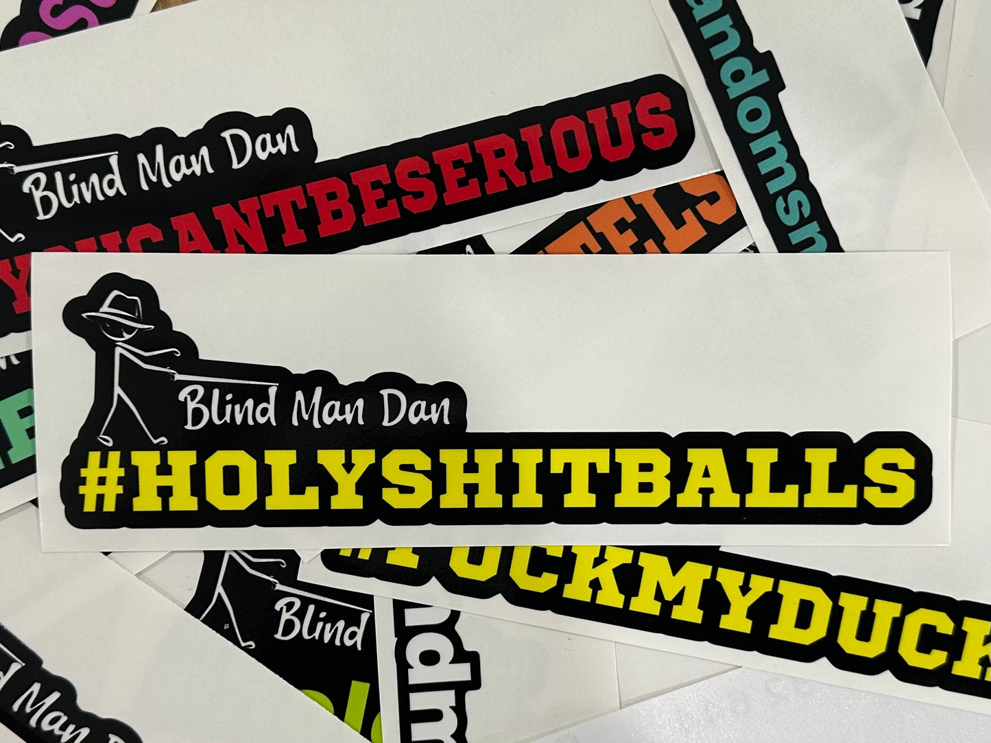 Sticker #HOLYSHITBALLS