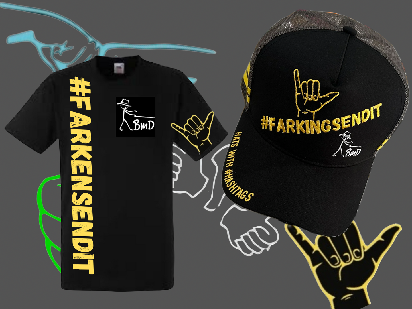 T’shirt/Cap Bundle #FUCKENSENDIT