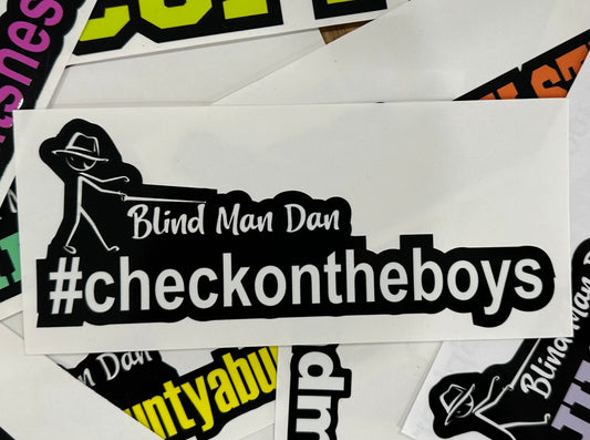 Sticker #CHECKONTHEBOYS