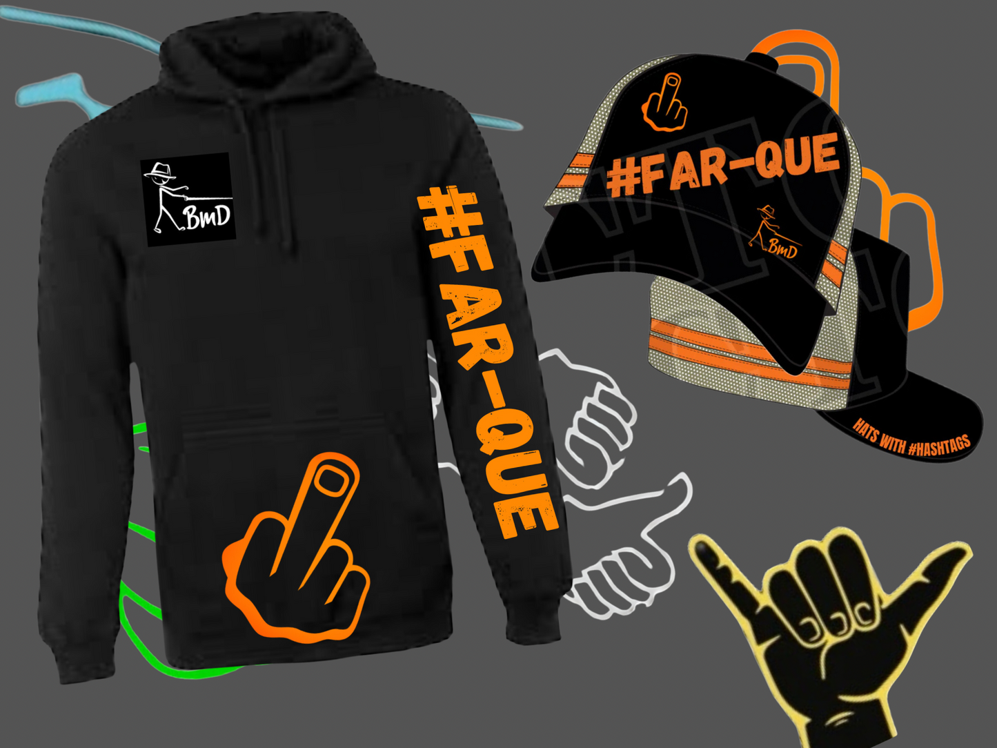 Hoodie/CAP Bundle #FAR-QUE