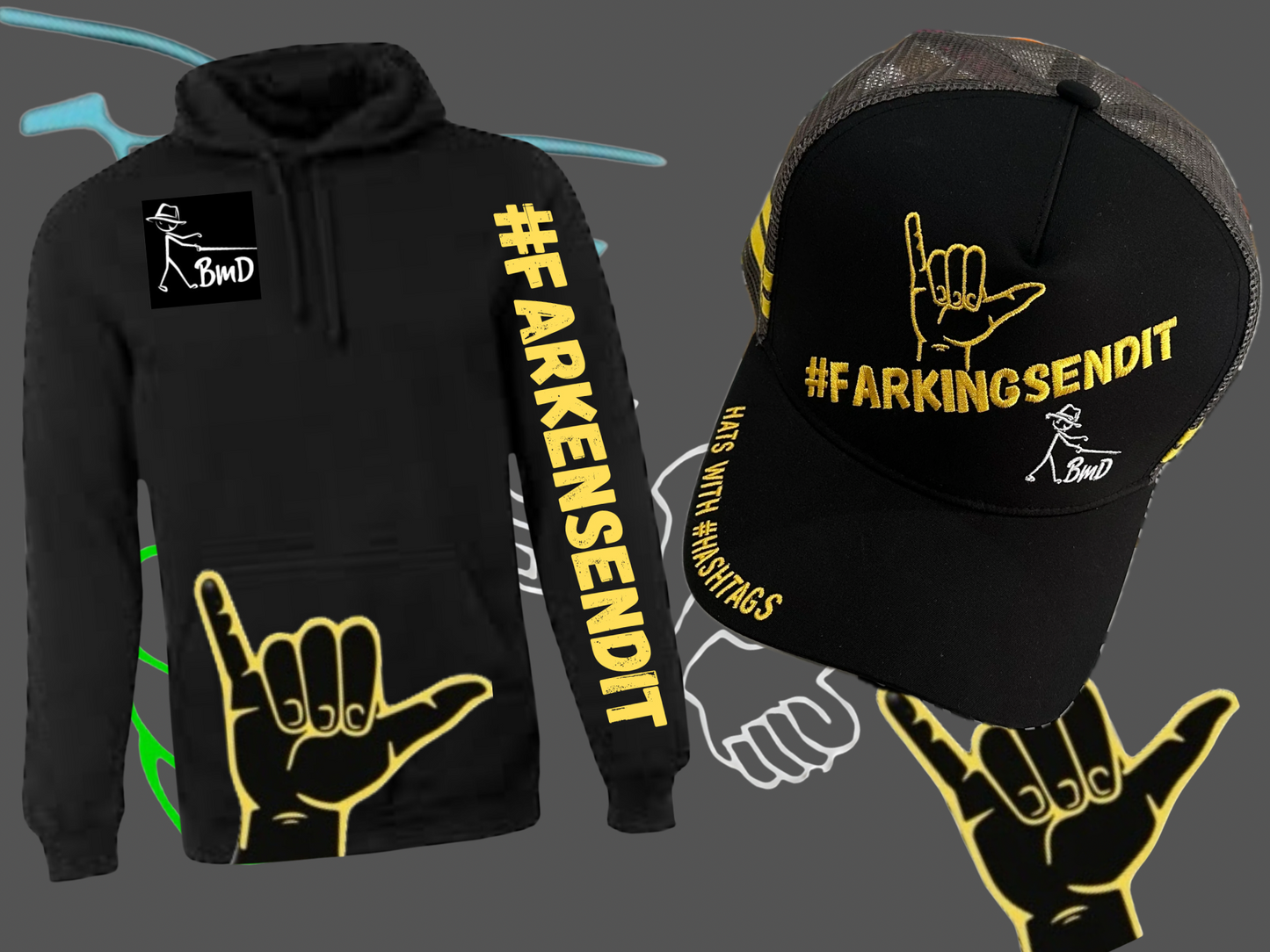 Hoodie/CAP Bundle #FARKENSENDIT