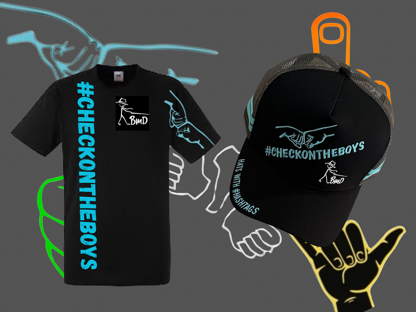 T’shirt/CAP Bundle #CHECKONTHEBOYS